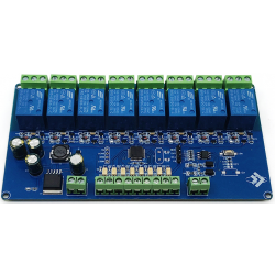 Moduł przekaźnikowy Modbus RTU 8-kanałowy RS485/TTL UART